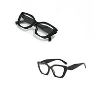 Générique Lunettes De Lecture | Lecteurs Stylés En Forme | Lunettes Pour Lire Léger Et RésistantHommes, Femmes, Unisexe | Charnières À Ressort(Noir,4)