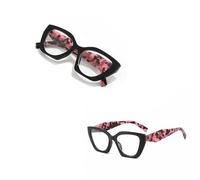 Générique Lunettes De Lecture | Lecteurs Stylés En Forme | Lunettes Pour Lire Léger Et RésistantHommes, Femmes, Unisexe | Charnières À Ressort(Couleur rose,2)