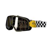 Générique Lunettes de moto, lunettes de casque, Lunettes de sport rétro pour VTT, coupe-vent anti-poussière pour moto Dirtbike, pour hommes et femmes, Sports de plein air