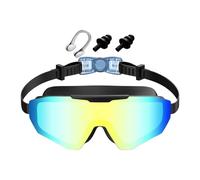 Générique Lunettes De Natation | Masque À Large De Vision Avec Pince-Nez Et Bouchons D'Oreilles - Lunettes Aquatiques | pour sports nautiques plongée snorkeling plage piscine vacances