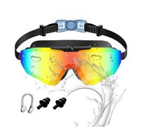 Générique Lunettes de Natation,Vision Panoramique avec Pince-Nez et Bouchons d'Oreille | Lunettes Pour La Natation,pour Voyage Plein Air Vacances Sports Aquatiques Plongée Snorkeling