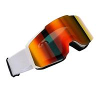 Générique Lunettes de neige anti-buée avec bandeaux réglables, plaquette de nez souple, texture, adaptées hommes, femmes, skieurs, snowboarders, lunettes de neige à lentille