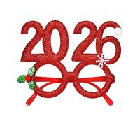 Générique Lunettes De Noël Pour,2026 Accessoires De Déguisement | Lunettes De Déguisement Festif,Pour Ados Adultes Hôtes Invités Bureau Dîner Chant De Noël Événement À Thème Parade De Fêtes