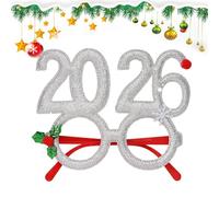 Générique Lunettes De Noël Pour | 2026 Accessoires De Déguisement,Lunettes Décoratives Accessoires - Pour Ados Dîner Bureau Chant Noël Rassemblement Familial Événement Thème Parade Fêtes