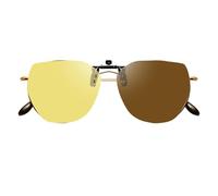 Générique Lunettes de Nuit pour la Conduite,Lunettes De Clip On Anti Éblouissement Polarisées Unisexes | Vision Nuit Au Volant,Pour Camping Sport Cyclisme VTT Pêche Moto Randonnée Extérieur