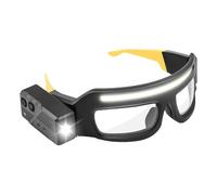 Générique Lunettes De Sécurité Avec Éclairage Intégré, Lunettes Et Surlunettes Cyclisme, de Protection Cyclisme Anti-Buée Lumière TYPE-C pour Soudure Sport Motricité Pêche Femmes Hommes