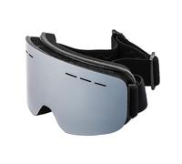 Générique Lunettes de Ski Masque Verres Polarisés Cadre Flexible Double Protection Anti Buée Ajustable Adaptées Aux Sports d'hiver Aventures Extérieures Loisirs, Cadre Noir