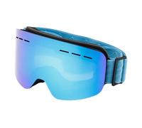 Générique Lunettes de Ski Masque Verres Polarisés Cadre Flexible Double Protection Anti Buée Ajustable Adaptées Aux Sports d'hiver Aventures Extérieures Loisirs, Cadre Bleu