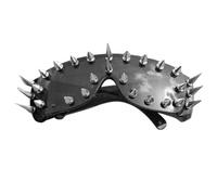 Générique Lunettes De Soleil À La Mode Pour Femmes - Lunetes De Soleil Steampunk Pour Hommes Et Rivets | UV400 Tendance | Luettes Punk Romanesques, Lunettes Rétro Vintage, Accessoire De Fête, Look Fe