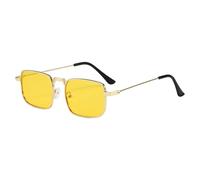 Générique Lunettes de soleil à monture carrée élégantes avec charnières | Lentille polarisée look rétro pour un usage quotidien, vacances à la plage, confortable, usage quotidien,