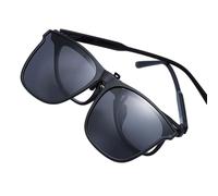 Générique Lunettes de soleil clip-on - lunettes de soleil polarisées qui peuvent être portées sur lunetes de prescription | lettes d'extérieur coupées UV, lunets de sabots légères, voyages