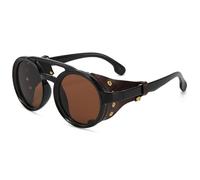 Générique Lunettes de soleil coupe-vent rétro unisexes, Design résistant, monture d ' extérieur, ajustement confortable, lunettes de soleil coupe-vent pour la randonnée