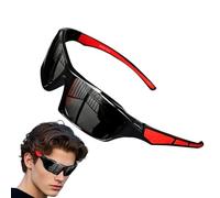 Générique Lunettes de soleil polarisées pour hommes, lunettes de soleil polarisées Men | Protection complète des de, Des sportives à cadre léger confortable pour conduire le cyclisme de