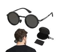 Générique Lunettes De Soleil Polarisées,Teinte Ajustable Vintage Protection UV | Lunettes De Running Légères En Plein Air - pour Sports de Plein Air Aventure Conduite Plage Course Cyclisme Pêche Golf