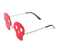 Générique Lunettes de Soleil Pratiques et Solide sans Monture de Crâne Ambiance Estivale pour Hommes et Femmes Lors de Fêtes Costumées
