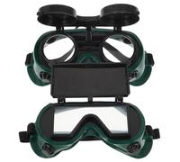 Générique Lunettes de soudage industriel 2pcs, lunettes de sécurité pour soudeurs, lunettes de soudeur, double protection, sangle réglable, blocage des scories, plastique Plusieurs styles