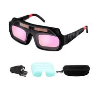 Générique Lunettes de Soudage pour Hommes,Confort Toute la Journée et Etui de Transport - Protection Oculaire pour Soudeurs - pour Techniciens Soudeurs Mécanique Carrosserie Travail des Métaux