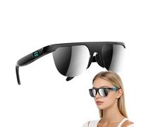 Générique Lunettes de traduction par IA - Lunettes de Traduction Sans Fil en Temps Réel | Connectées Sans Fil,Pour les voyages, affaires, réunions, conférences, conversations et