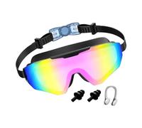 Générique Lunettes Enfant - Masque À Large De Vision Avec Pince-Nez Et Bouchons D'Oreilles - Lunettes Pour La Natation | pour sports nautiques plongée snorkeling plage piscine vacances