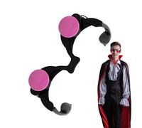 Générique Lunettes Lumineuses D'Halloween, Lunettes Yeux Rouges Brillants,Lunettes LED D'Halloween, Lunettes Rouges Clignotantes, Accessoires D'Halloween Amusants Et Effrayant