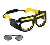 Générique Lunettes lumineuses LED, 5 modes, Lampe frontale étanche，Lampe frontale d'extérieur Camping Course à Pied Randonnée Pêche Garage Adultes ，lampe frontale rechargeable
