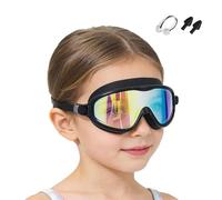 Générique Lunettes piscine,Anti-buée à grand angle pour natation avec pince-nez et bouchons des oreilles - Lunettes natation,Pour les voyages extérieurs, piscine, plage, garçons et