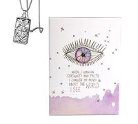 Générique l'univers Vous soutient Oracle - édition de Poche, Papier cuivre, idéal pour Les débutants, Comprend Cartes et Collier