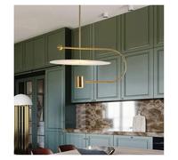 Générique Lustre, Creative Modern LED Chandelier Pendant Lamp for Kitchen Island Dining Table Home Decor Lighting(Gold,Neutral,S D60cm)
