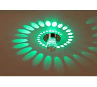 Générique Lustre Moderne, LED Wall Lights Modern Simple Spiral Applique de Plafond coloré Lampe à l'intérieur 3W AC110V 220V pour KTV Bar Couloir Salon(Green,Wall Mounted)