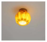 Générique Lustre moderne, Lustre de plafond citrouille au design nordique moderne, lampe table rechargeable for salon, applique murale for couloir, décoration intérieure(Ceiling lamp 42cm,Warm White)