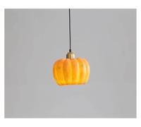 Générique Lustre moderne, Lustre de plafond citrouille au design nordique moderne, lampe table rechargeable for salon, applique murale for couloir, décoration intérieure(Pendant lamp 18cm,Warm White)