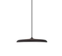 Générique Lustre Moderne, Pendentif en Fer forgé, OVNI Lampe Suspendue à LED, Lustre de Plafond d'ombrage, Forme de Couvercle Parapluie, Convient au Corridor Grenier Rural manoir Villa Hostel(Noir)