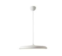 Générique Lustre Moderne, Pendentif en Fer forgé, OVNI Lampe Suspendue à LED, Lustre de Plafond d'ombrage, Forme de Couvercle Parapluie, Convient au Corridor Grenier Rural manoir Villa Hostel(Blanc)