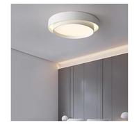 Générique Lustre moderne, Plafonnier minimaliste simple et moderne for salon, lampe LED for chambre à coucher, bureau, de chevet(Dimmable with remote,White-D60cm)