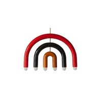 Générique Lustre, Nordic Modern U Shaped Rainbow Pendant Lamp Creative LED Light for Master Bedroom Living Room Children's Home Minimalist Fixture(Cold,G-5)