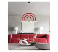 Générique Lustre, Nordic Modern U Shaped Rainbow Pendant Lamp Creative LED Light for Master Bedroom Living Room Children's Home Minimalist Fixture(Cold,G-6)