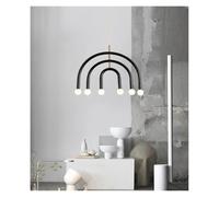 Générique Lustre, Nordic Modern U Shaped Rainbow Pendant Lamp Creative LED Light for Master Bedroom Living Room Children's Home Minimalist Fixture(Cold,G-4)