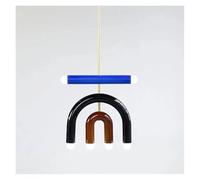 Générique Lustre, Nordic Modern U Shaped Rainbow Pendant Lamp Creative LED Light for Master Bedroom Living Room Children's Home Minimalist Fixture(Cold,E-1)