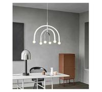 Générique Lustre, Nordic Modern U Shaped Rainbow Pendant Lamp Creative LED Light for Master Bedroom Living Room Children's Home Minimalist Fixture(Cold,G-3)