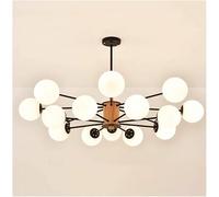 Générique Lustre - Plafonnier Solide Compatible with Salon. à ., Restaurant, Lampe moléculaire Simple et Moderne, 16 têtes, lumière Blanche,Style Minimaliste
