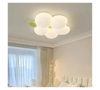 Générique Lustre, Plafonniers LED à fleurs romantiques avec lapin suspendu, appliques en PE blanc, plafonnier for chambre, décoration de for fille et garçon(A,Remote)