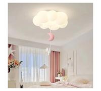 Générique Lustre, Plafonniers LED à fleurs romantiques avec lapin suspendu, appliques en PE blanc, plafonnier for chambre, décoration de for fille et garçon(C,Remote)