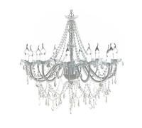 Générique Lustre vénitien Baroque 12 Feux 1600 Cristaux Maison & Jardin Luminaires Appareils d'éclairage Lustres (Poids 10.74KG)