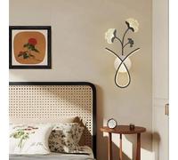 Générique Lustres, Modern Minimalism Flowers Acrylic Led Wall Lamp Bedroom Bedside Living Room Decoration Sofa Atmosphere Night Lights(C)