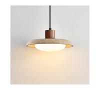 Générique Lustres, Yellow Cave Stone LED Hanging Lamp Living Dining Table Light Bedside Balcony V-intage Pendant Lighting Hanglampen