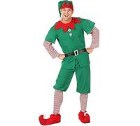 Générique Lutin Farceur De Noel Costume Lutin De NoëL pour Enfants - DéGuisement Elfe pour Filles Et GarçOns - Tenue Parent-Enfant pour FêTe Et Carnaval