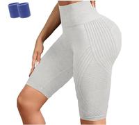Générique Luveon Slimmove 3D Anti Cellulite Short Leggings, Luveon High Waisted Compression Push-Up Sculpting Yoga Fitness Pants (Apricot,m)