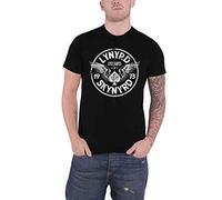 Générique Lynyrd Skynyrd Black Freebird `73 Wings Homme T-Shirt Manches Courtes Noir M