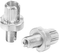 Générique M7 Bicycle Brake Lever Adjusters 2pcs Brake Lever Barrel Handle Lever Adjusting Screws Fastener Silver Aluminium Alloy for Road Mountain Bikes Nice