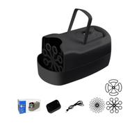 Générique Machine à Bulles pour Enfants avec de Multiples Fonctions, Fonctionnement USB économe en énergie, Roues Remplaçables et Matériau PP pour, Noir